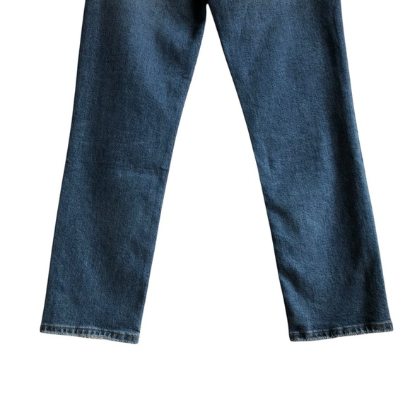 AGOLDE Kye Mid Rise Straight Crop Blue Jeans Size 23 Notion medium wash NWT NEW - Picture 10 of 16